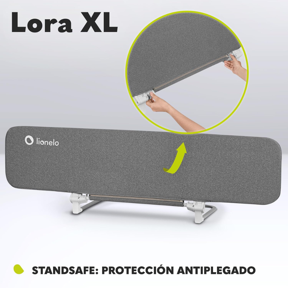 Baranda para Cama Lora XL - Grey Stone | Lionelo