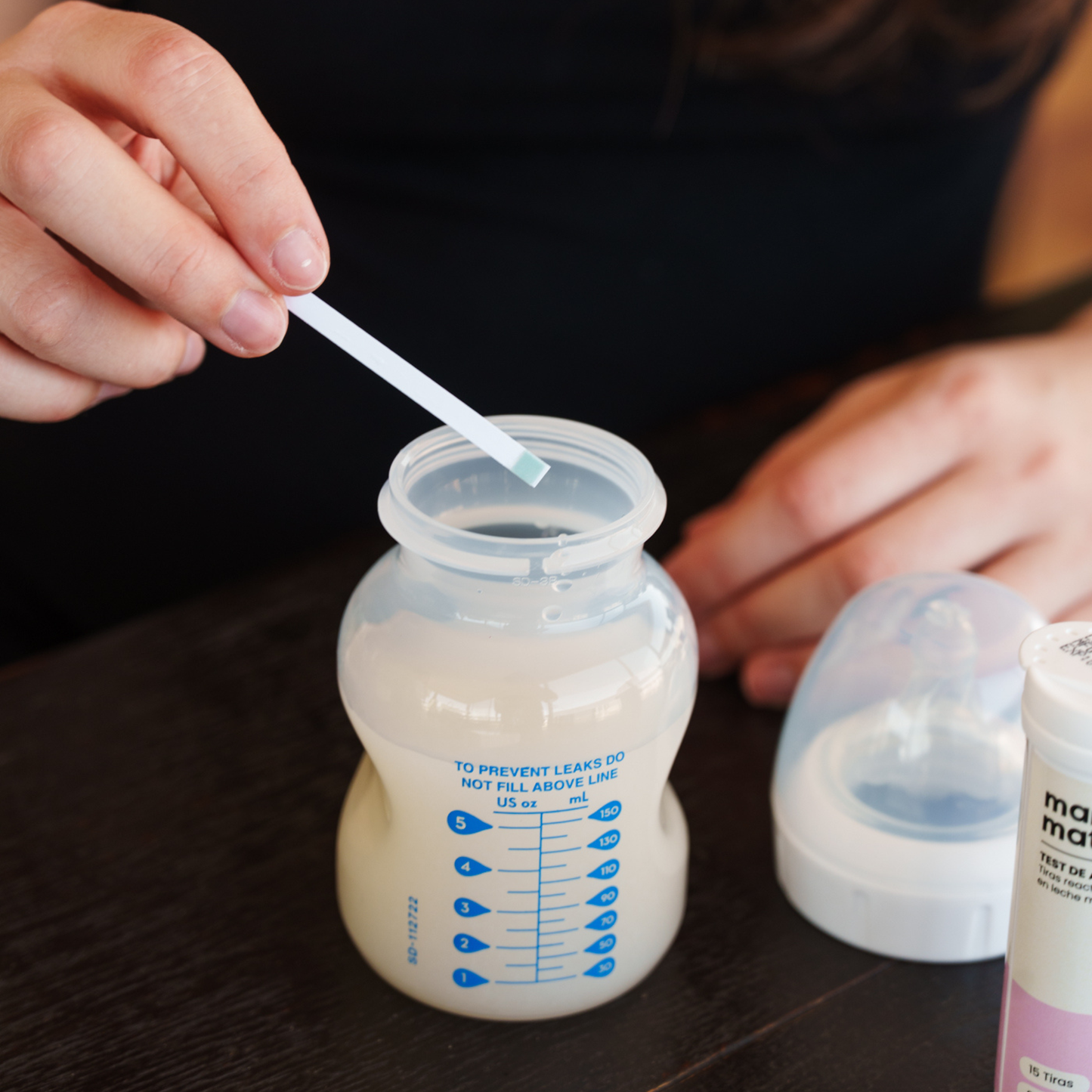 Test de Alcohol para Leche Materna - 15 Tiras Reactivas | Mamás Mateas