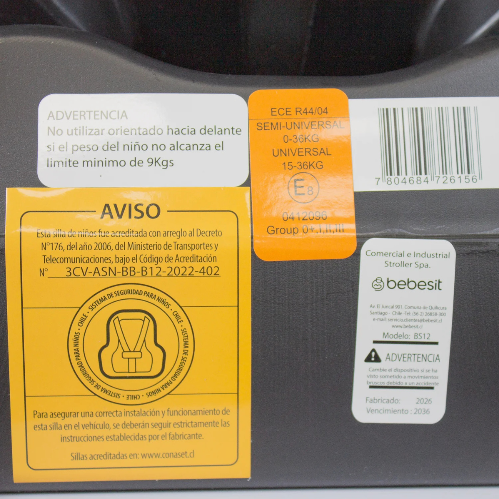 Silla de Auto Saturn 360° Premium - Negro | Bebesit