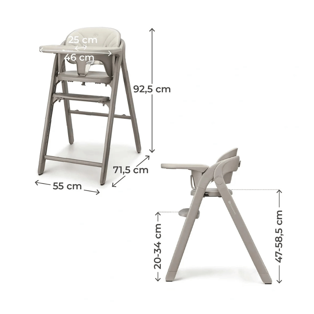 Silla de Comer 3 en 1 Tino - Beige | Kinderkraft