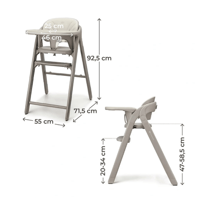 Silla de Comer 3 en 1 Tino - Beige | Kinderkraft