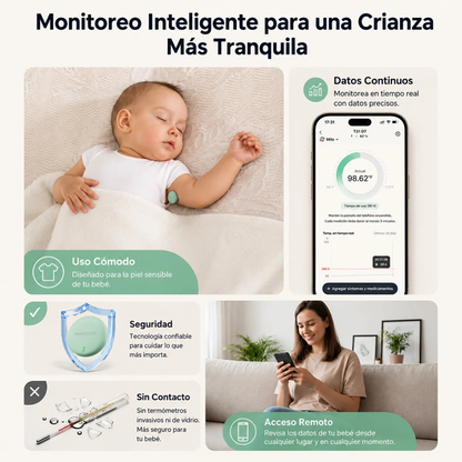 Termómetro Continuo para Bebé | MomCozy