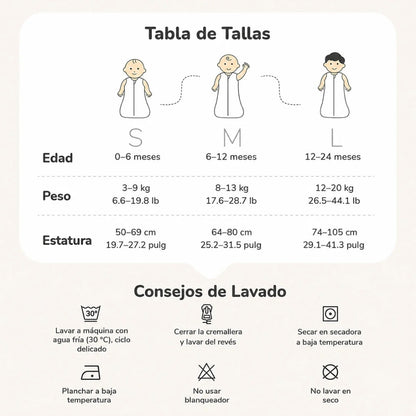 Saco de Dormir para Bebé TOG 1.5 - Rosa | MomCozy