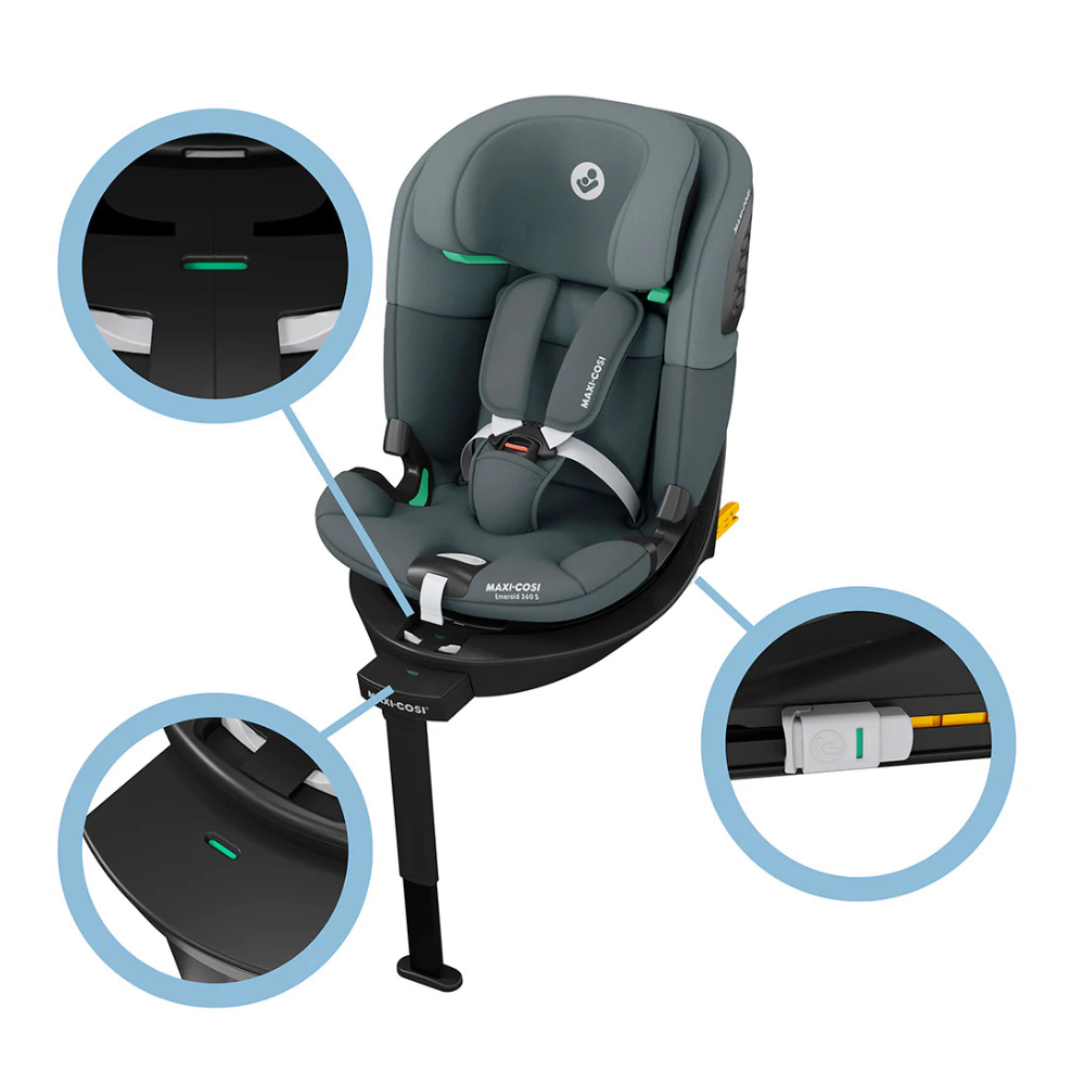 Silla de Auto Convertible Emerald 360° S - Tonal Graphite | Maxi Cosi