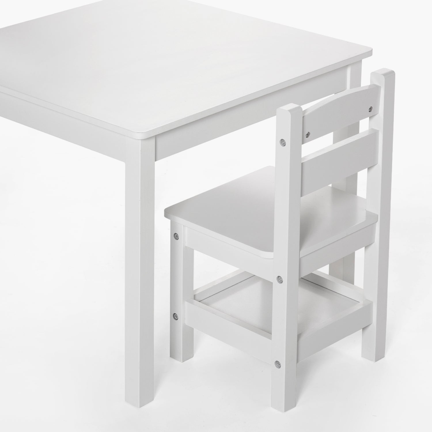 Pack Kids 1 Mesa 2 sillas Olivia Blanco - Form Design