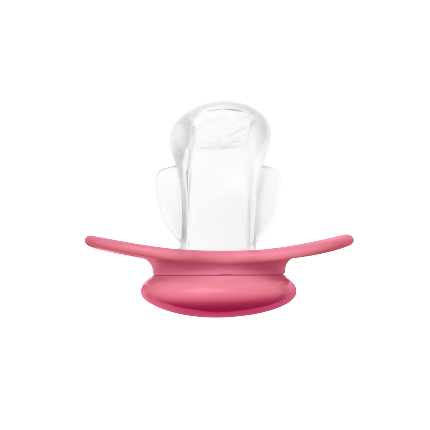 Dental Pacifier with Anatomical Nipple with Wings - Pink