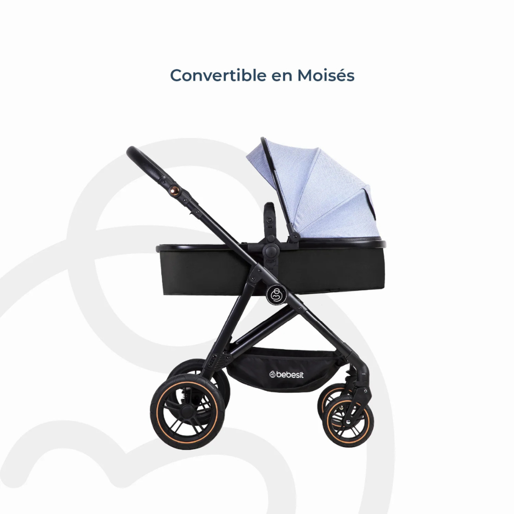 Coche Cuna Paseo Street - Azul | Bebesit