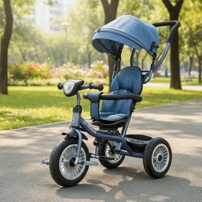 Triciclo de Paseo Infantil 360 LX - Azul | Bebesit