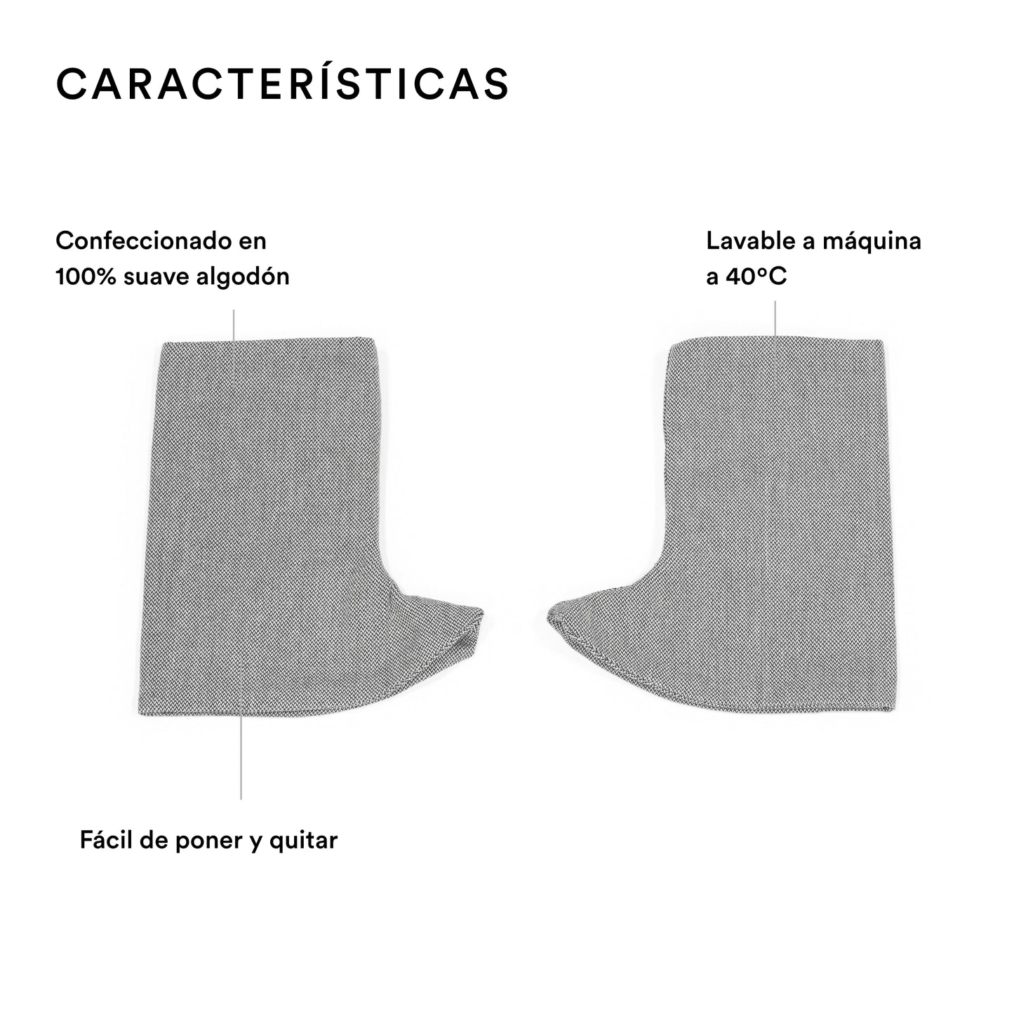 Protectores de Correas para Portabebés Limas™ -  Gris Melange | Stokke