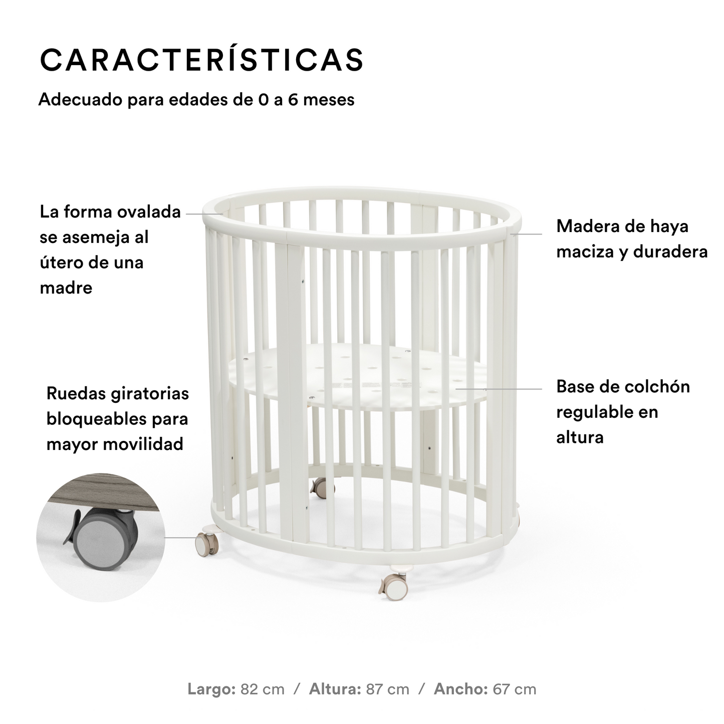 Cuna Sleepi™ Mini - Blanco | Stokke