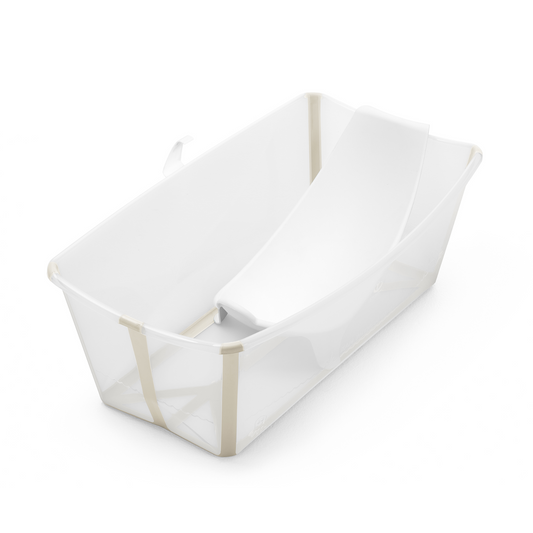 Pack Tina Plegable Flexi Bath® con Soporte para Recién Nacido - Beige Arena | Stokke