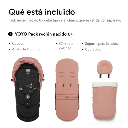 Pack Recién Nacido 0+ para Coche Ultracompacto Stokke® YOYO - Ginger