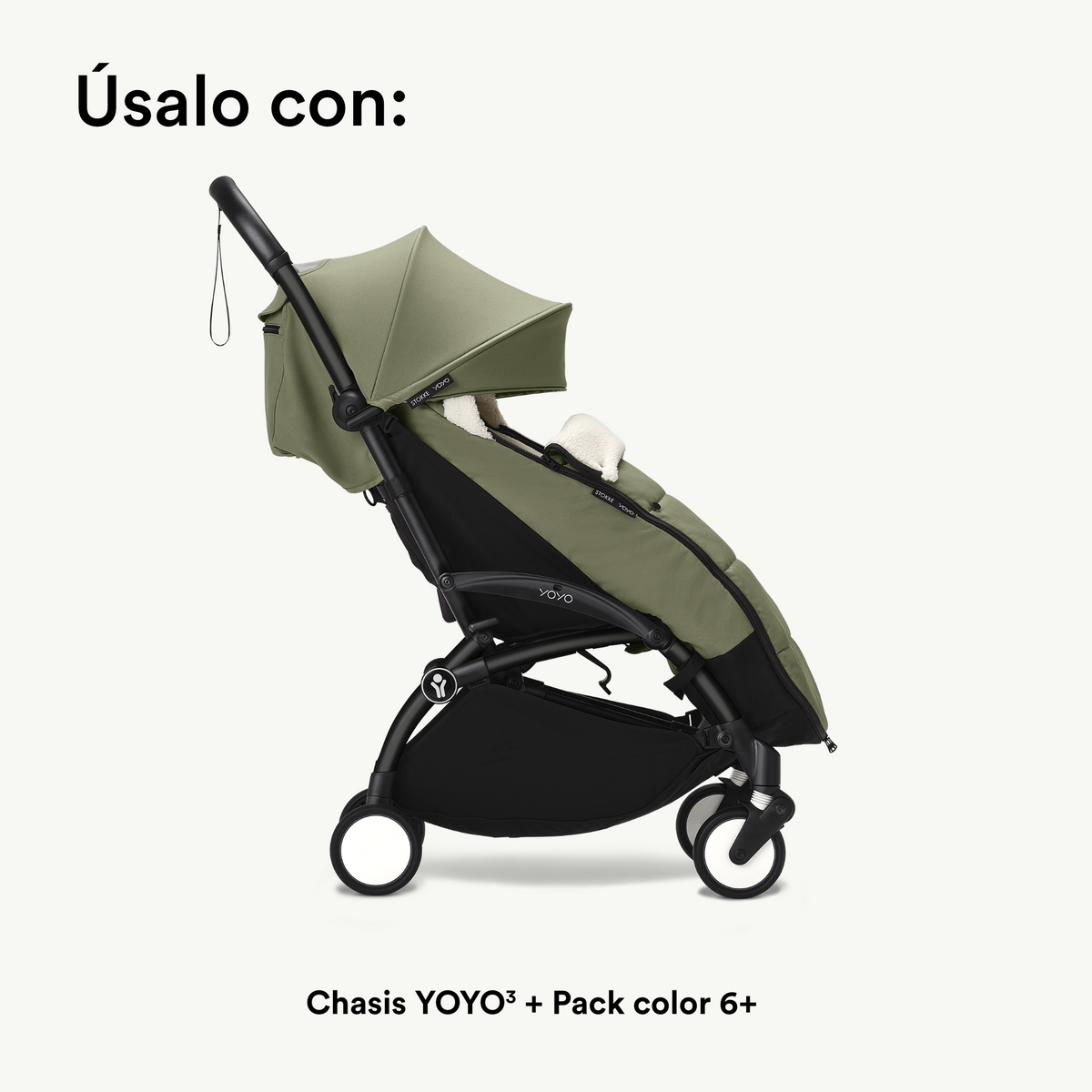 Saco de Invierno para Coche Ultracompacto Stokke® YOYO² - Olive Green | YOYO by Stokke