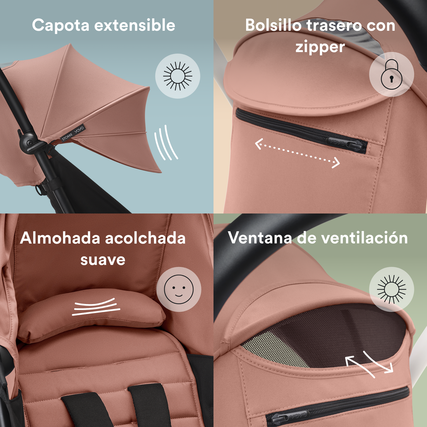 Asiento 6+ para Coche Ultracompacto Stokke® YOYO³ - Gingerᵘˢ | YOYO by Stokke