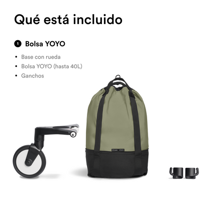 Bolso para Coche Ultracompacto Stokke® YOYO² - Olive Green | YOYO by Stokke