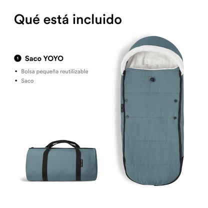 Saco de Invierno para Coche Ultracompacto Stokke® YOYO³ - Aqua | YOYO by Stokke