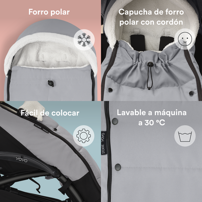 Saco de Invierno para Coche Ultracompacto Stokke® YOYO² - Stone | YOYO by Stokke
