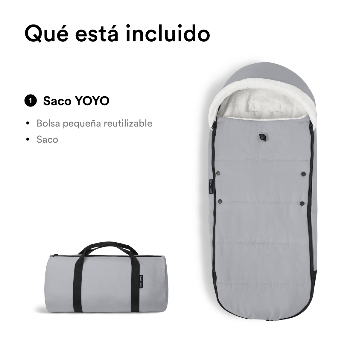 Saco de Invierno para Coche Ultracompacto Stokke® YOYO² - Stone | YOYO by Stokke