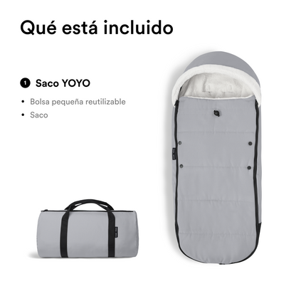 Saco de Invierno para Coche Ultracompacto Stokke® YOYO² - Stone | YOYO by Stokke