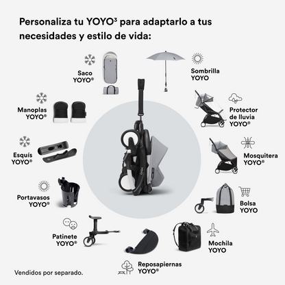 Saco de Invierno para Coche Ultracompacto Stokke® YOYO² - Stone | YOYO by Stokke