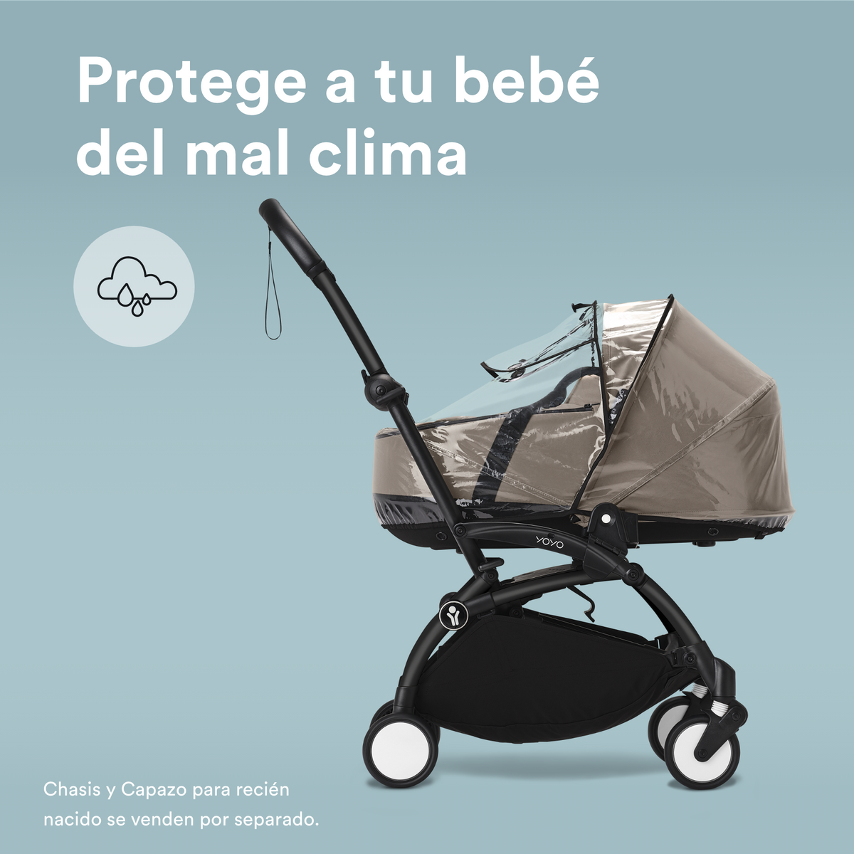 Protector Lluvia para Moisés de Coche Ultracompacto Stokke® YOYO³ | YOYO by Stokke