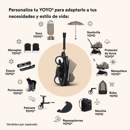 Protector Lluvia para Moisés de Coche Ultracompacto Stokke® YOYO³ | YOYO by Stokke