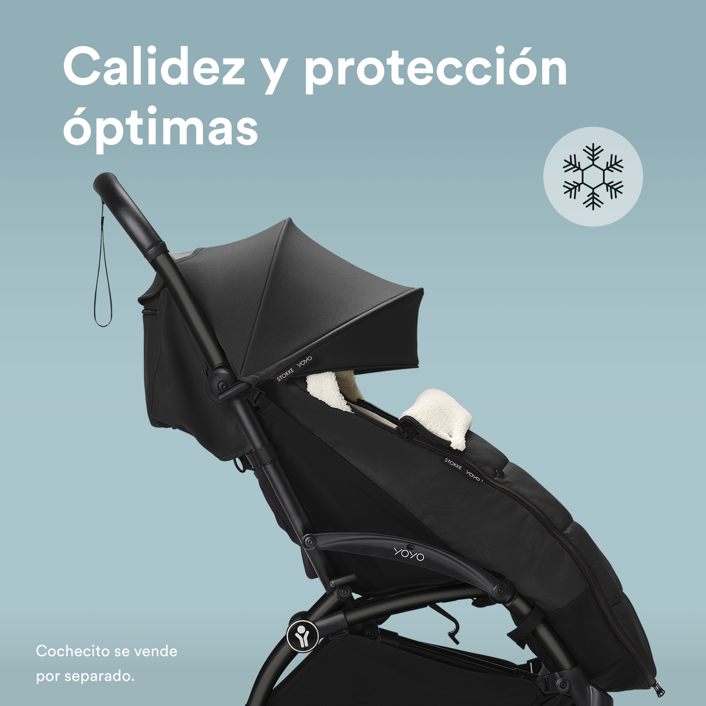 Saco de Invierno para Coche Ultracompacto Stokke® YOYO³ - Negro | YOYO by Stokke