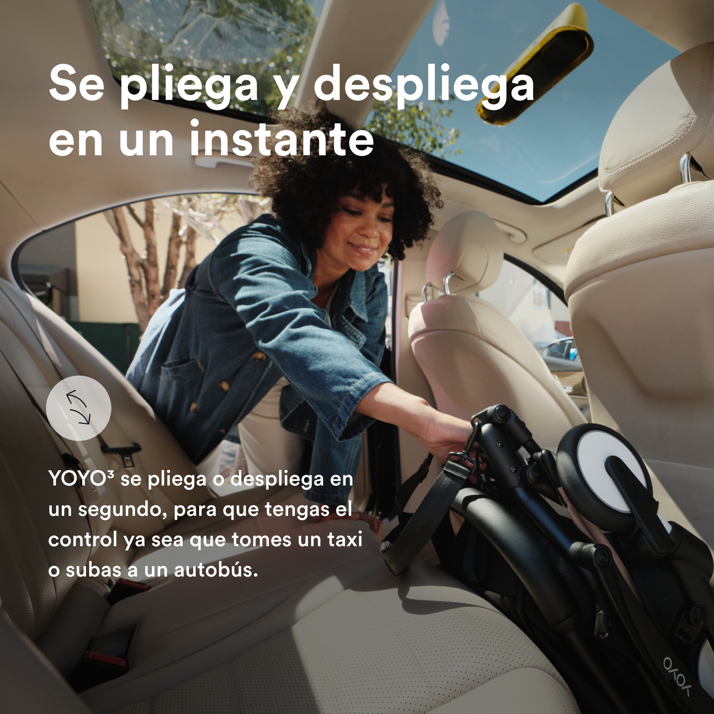 Coche Completo Stokke® YOYO³ – Chasis Negro + Asiento 6+ Taupe | YOYO by Stokke