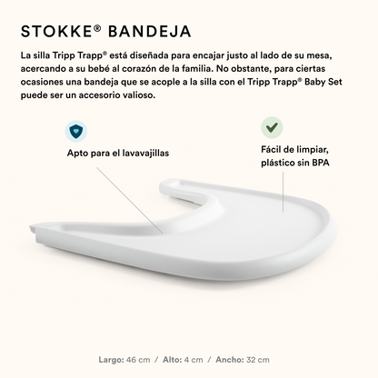 Pack Silla Tripp Trapp® + Baby Set y Bandeja - Natural | Stokke