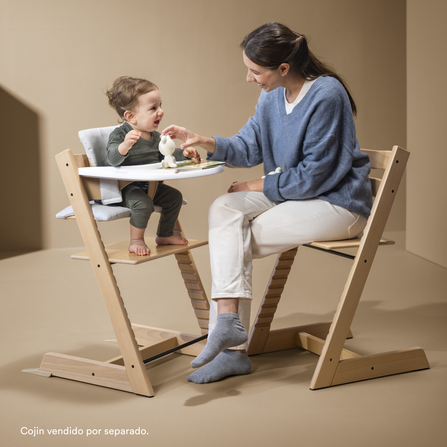 Pack Silla Tripp Trapp® + Baby Set y Bandeja - Natural | Stokke
