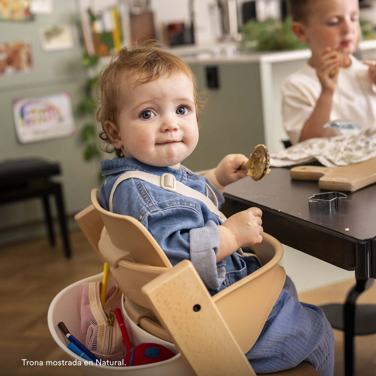 Pack Silla Tripp Trapp® + Baby Set y Bandeja - Natural | Stokke