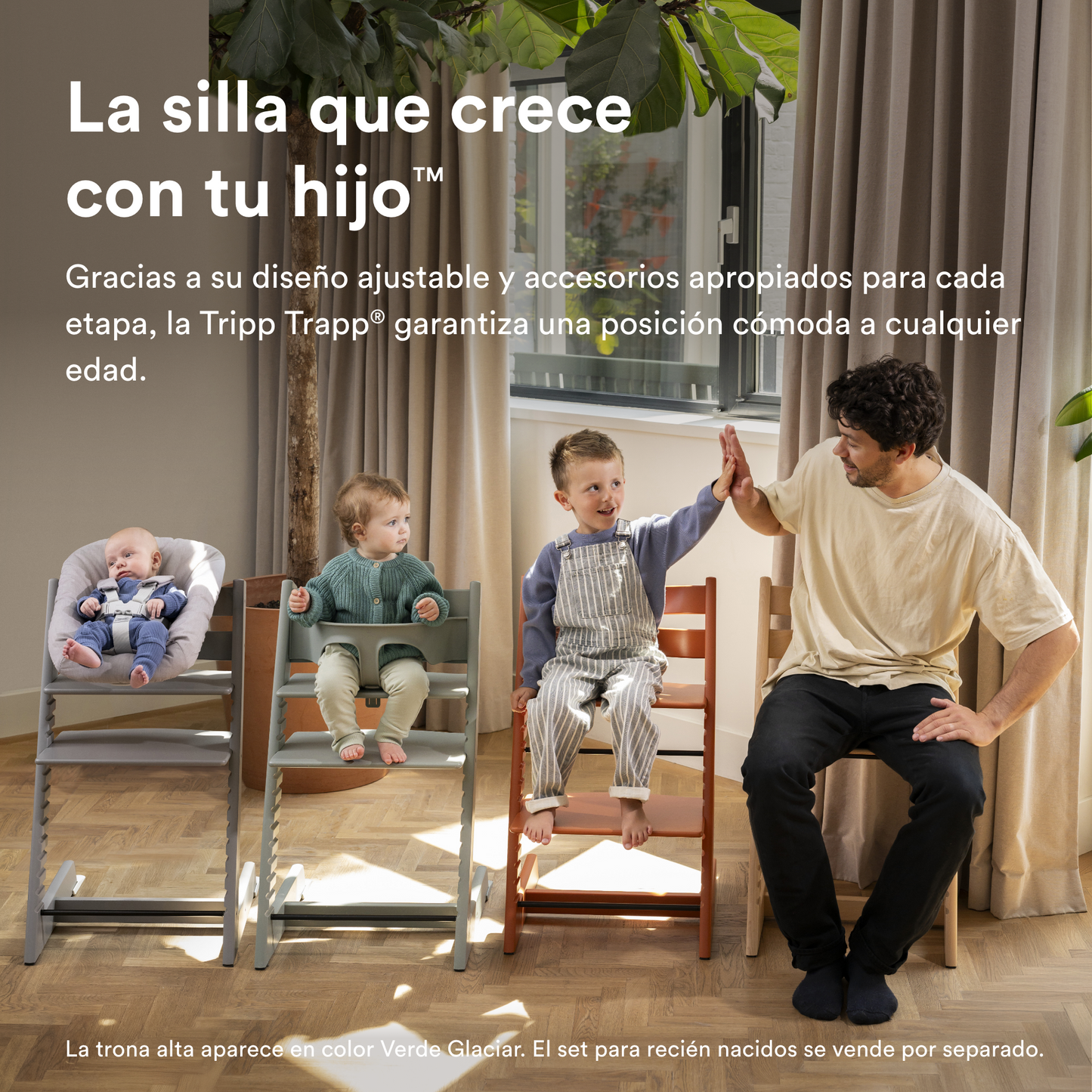 Pack Silla Tripp Trapp® + Baby Set - White | Stokke