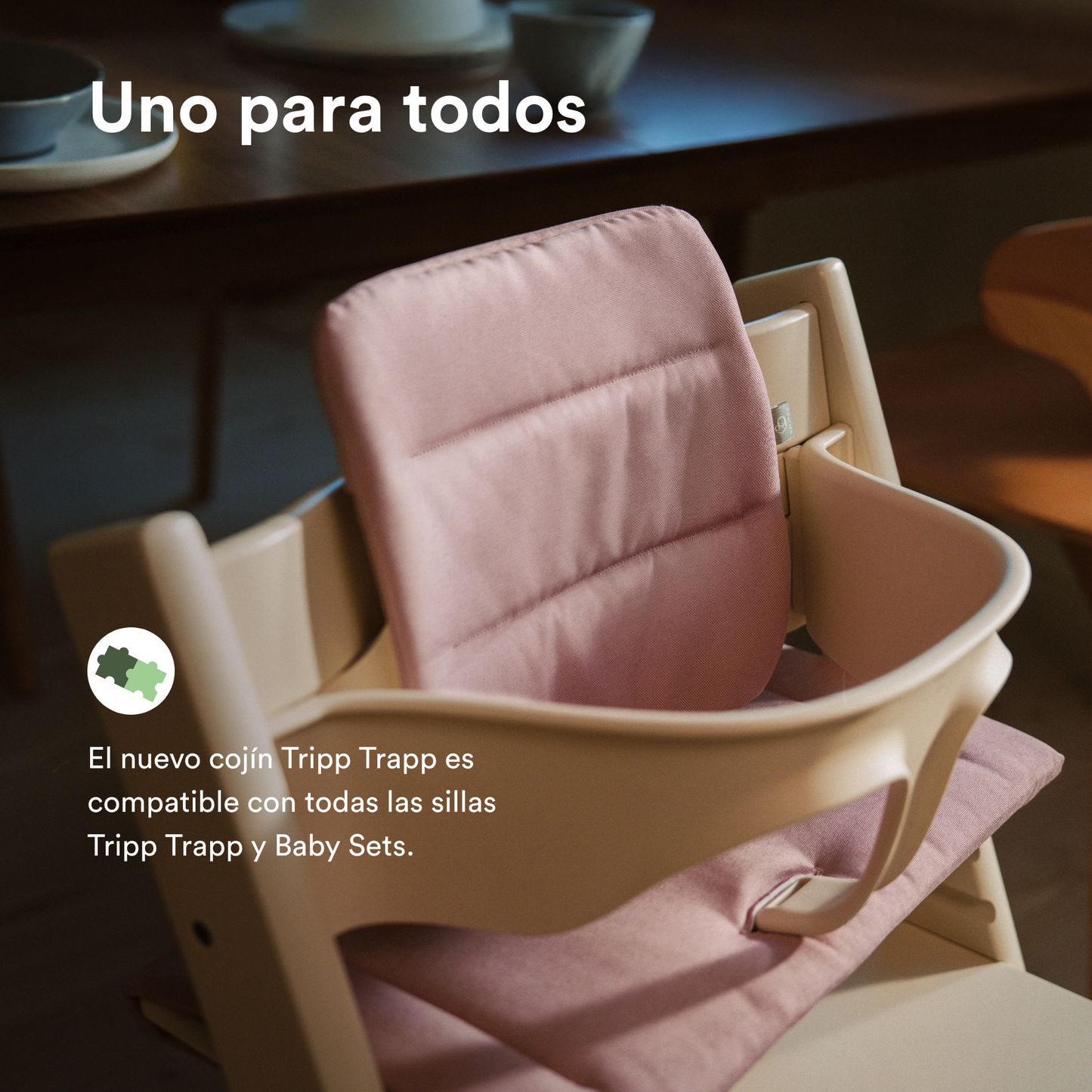 Cojín Classic para Silla Tripp Trapp® - Heather Mauve | Stokke