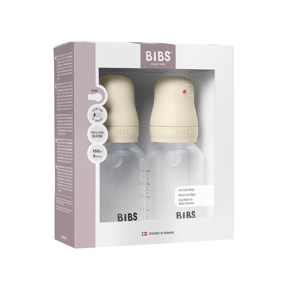 Pack 2 Mamaderas Bibs 150ml - Ivory | BIBS