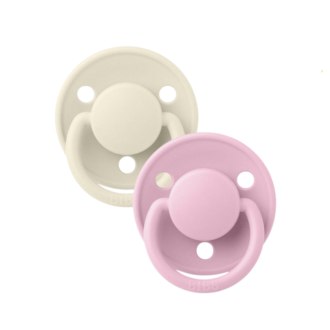 Pack de 2 Chupetes - Ivory & Baby Pink | BIBS