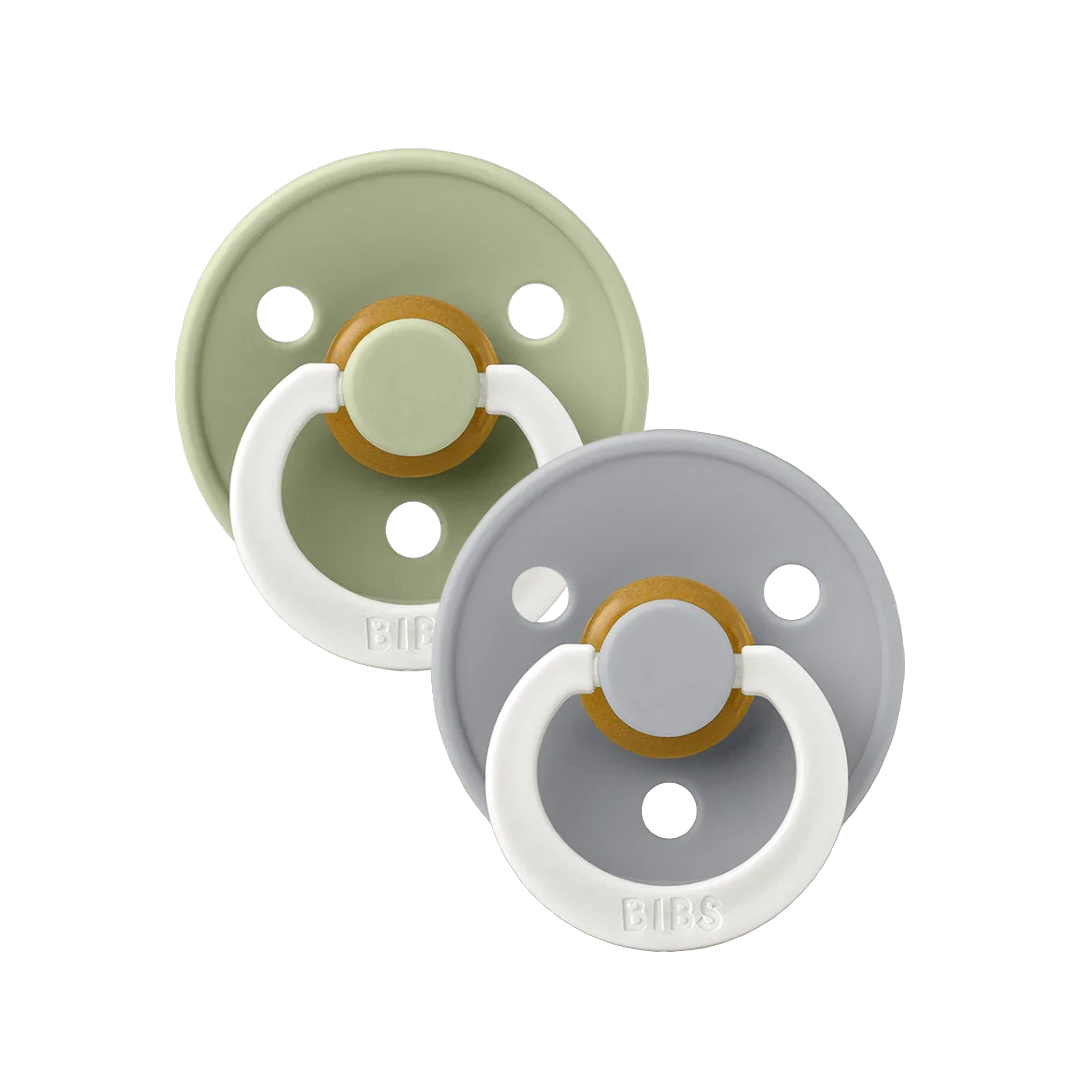Pack de 2 Chupetes - Sage & Cloud Glow Night | BIBS