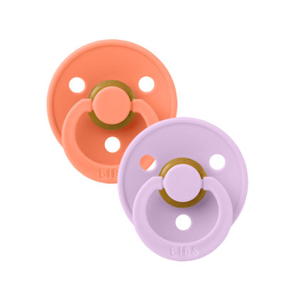 Pack de 2 Chupetes - Papaya & Violet Sky | BIBS