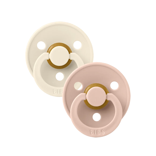 Pack de 2 Chupetes - Ivory & Blush | BIBS