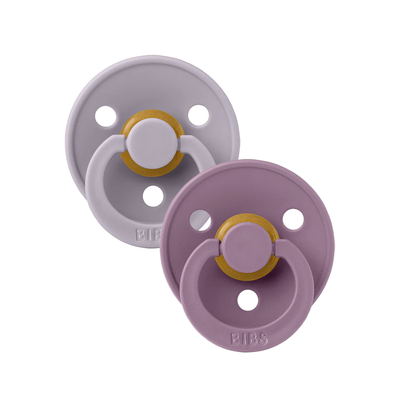 Pack de 2 Chupetes - Fossil Grey & Mauve | BIBS
