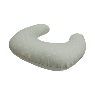 Cojín de Lactancia y Juego - Verde Flores | Baby Mattress