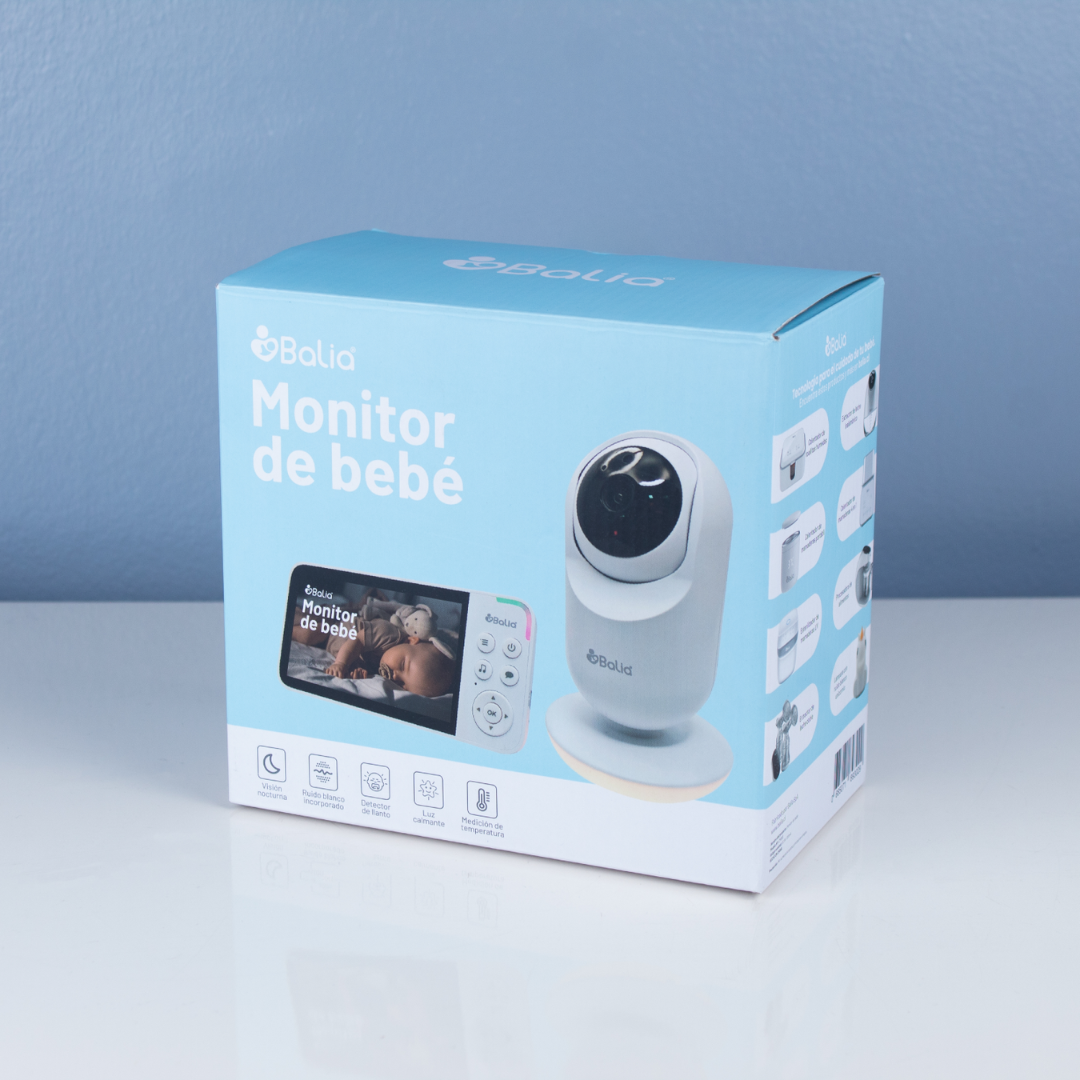 Monitor de Bebé con Cámara 360° y Visión Nocturna | Balia