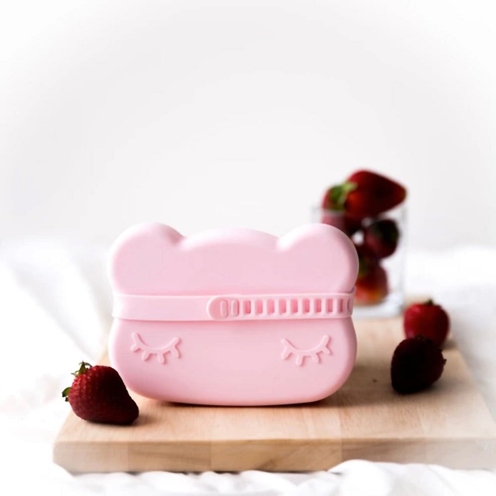 Caja para Snack Oso - Rosa Pastel