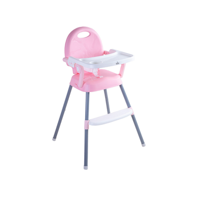 Silla de Comer Plegable Portátil Fold - Rosa | Bebesit
