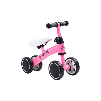 Bicicleta Aprendizaje 4 Ruedas XT02 - Rosa | Bebesit