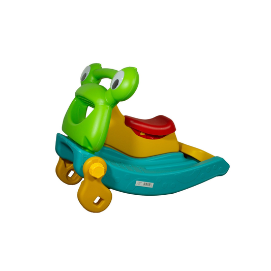 Balancín Resbalín Tobogán 2 en 1 - Verde | Bebesit