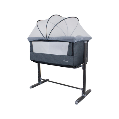 Cuna Colecho Con Dispositivo de Vibración Premium Baby Mix - Gris | Bebesit