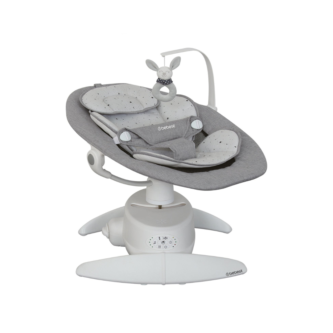 Silla Nido Bouncer 3D Swing Rocker - Gris | Bebesit