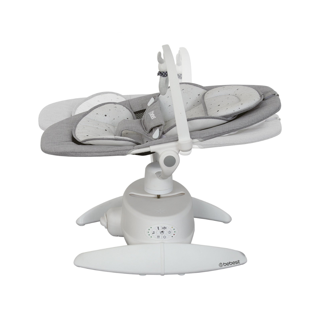 Silla Nido Bouncer 3D Swing Rocker - Gris | Bebesit