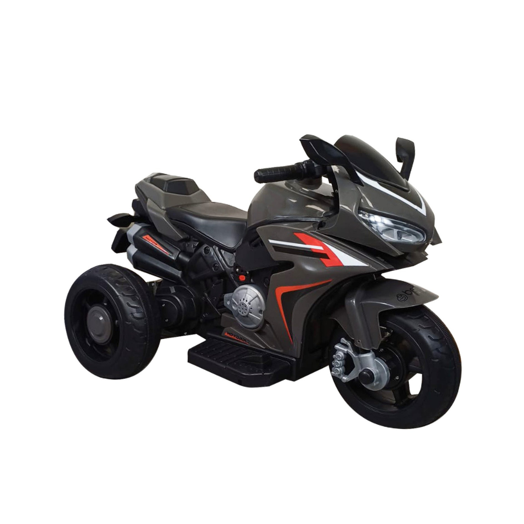 Trimoto BigTrail Niños Infantil 6V a Batería - Gris | Bebesit