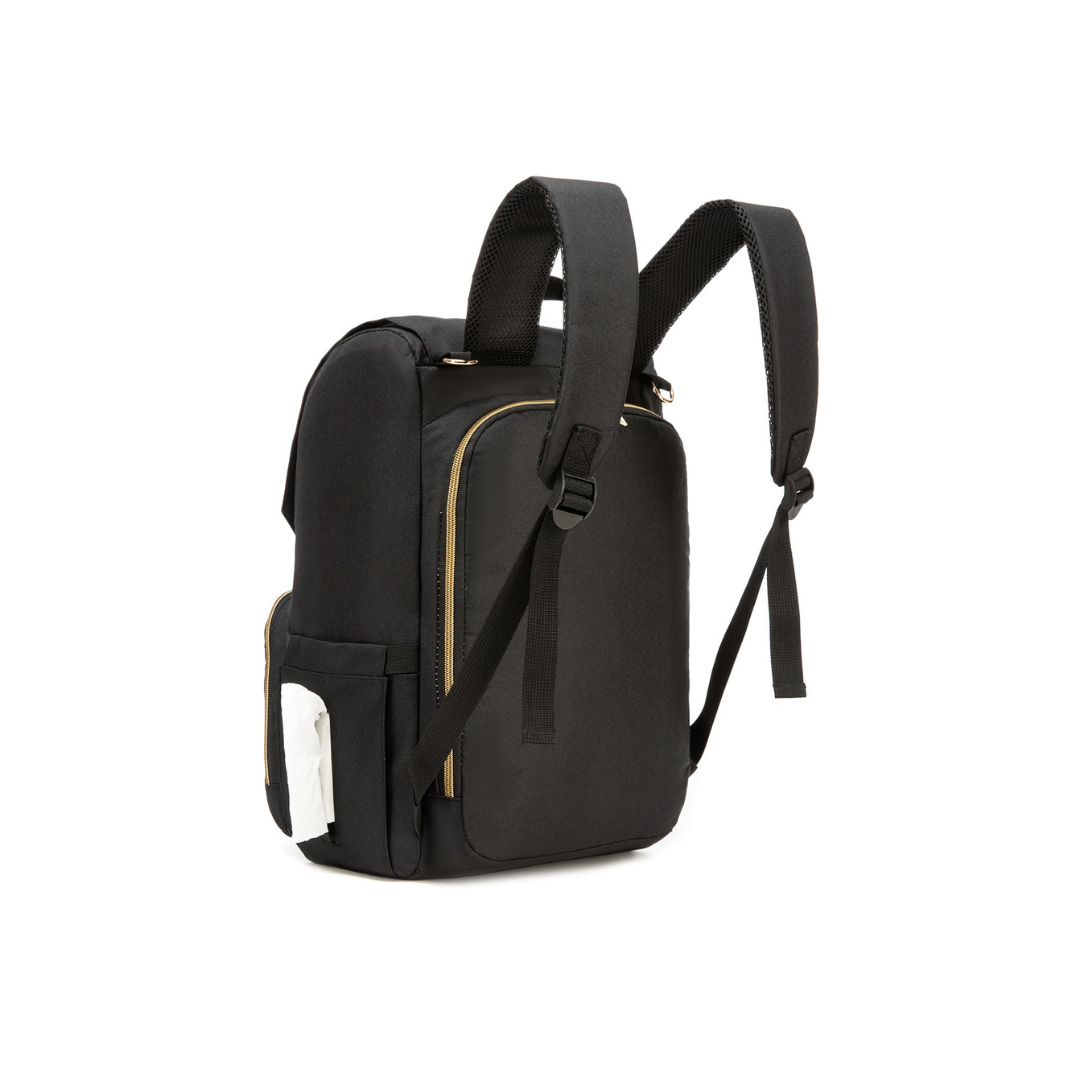 Mochila Maternal Premium - Black Gold | Bebesit